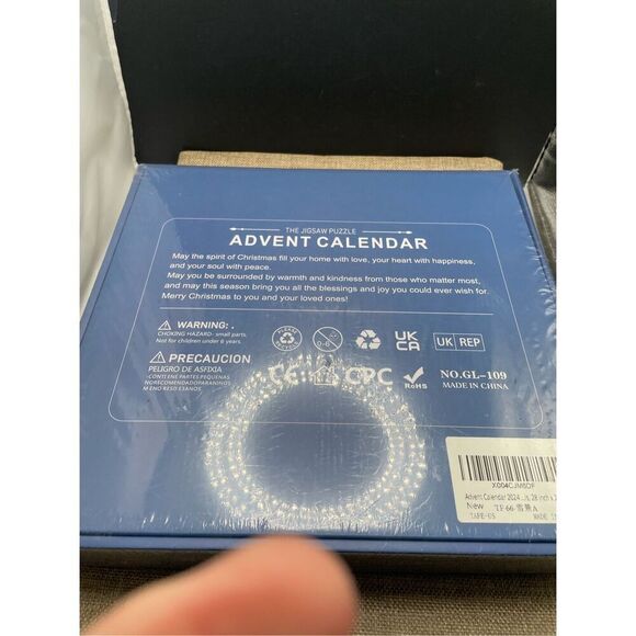 New Advent Calendar 2024 Christmas Jigsaw Puzzles Festive Fireplace 1008 Pieces - Picture 3 of 4